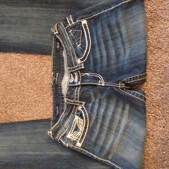 Vigoss the new York bootcut blue jeans size 5/6 - Picture 2 of 16